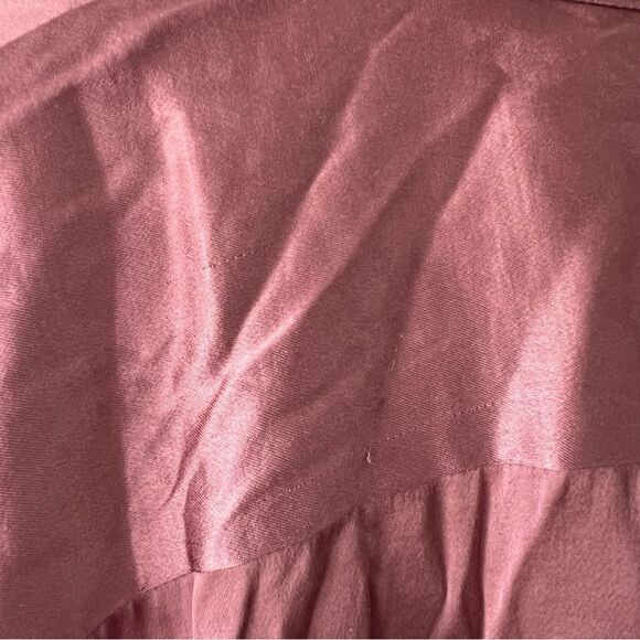 NWT Madewell Darted Button Up Long Sleeve Shirt in Satin - Picture 8 of 8